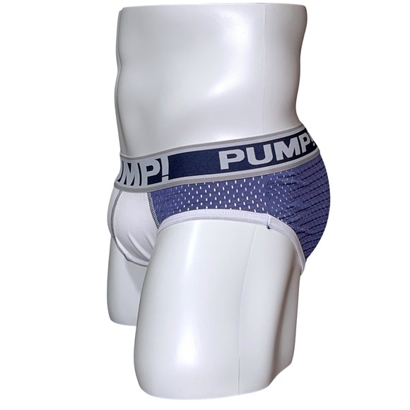 PUMP! Mesh Briefs Grey Size L (30-32) H389 NWT - Picture 5 of 11